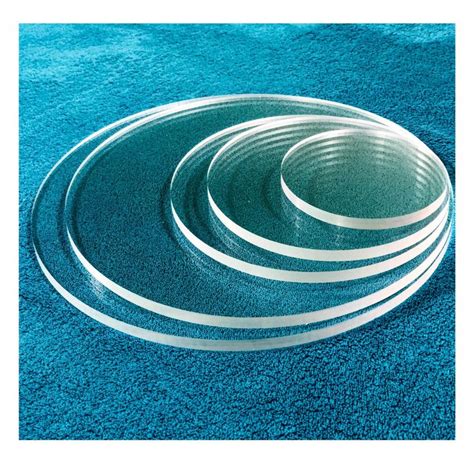 Clear Acrylic Plexiglass Lucite Circle Round Disc Inch Thick