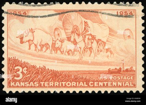 United States Of America Circa A Stamp Printed In Usa Shows