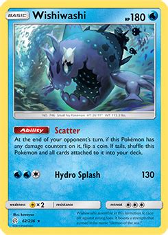 Wishiwashi Gx Smguardians Rising Tcg Card Database Pokemon