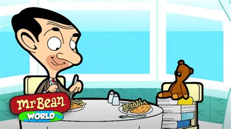 Christmas Fish Chips Mr Bean Animated Cartoons Mr Bean World