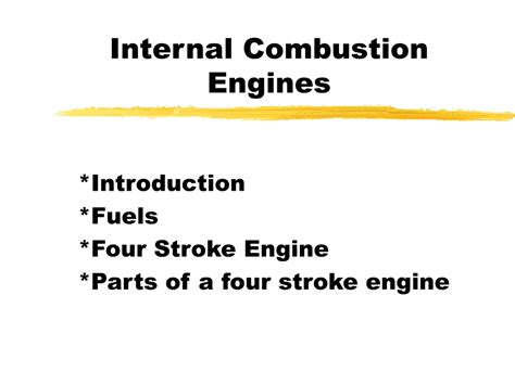 Ppt Internal Combustion Engines Powerpoint Presentation Free