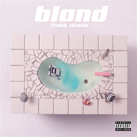 Redesigned The Blonde Album Cover For A School Project Miniature Pool Built By Me R FrankOcean