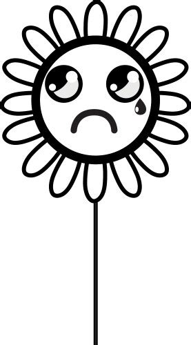 Sad Plant Flower Vector Images Over 610