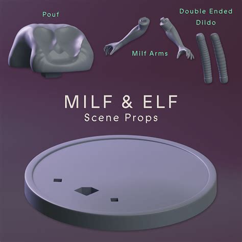 Archivo 3D Milf traviesa y elfo teniendo mucho placer Diseño de impresión en 3D para