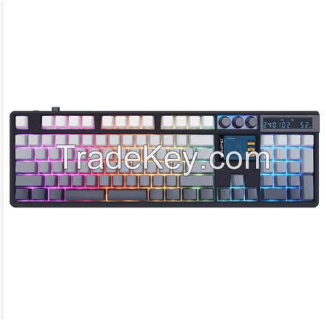 Skyloong Gk Pro Mode Wireless Gaming Mechanical Keyboard With Screen Knobs Hot