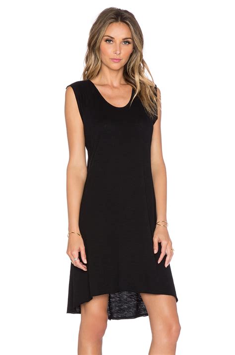 Lyst Nation Ltd Heather Tee Dress In Black