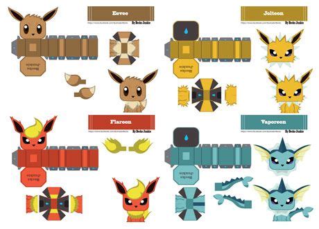 Pokemon Para Montar De Papel - 17 ideias de Easy pokemon | artesanato em papel em 3d, brinquedos de ...
