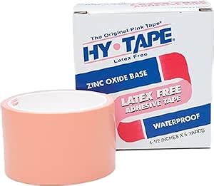 Amazon.com: Hy-Tape Waterproof Adhesive Tape, Latex Free, Pink, Size: 2 X 5 Yards - 1 ea ...