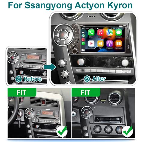 Din Car Radio Android Multimedia Player For Ssang Yong Ssangyong