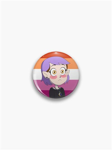 Amity Blight Lesbian Pride The Owl House Pin For Sale By