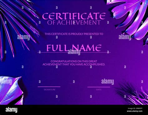 Certificate Of Achievement This Certificate Is Proudly Presented To