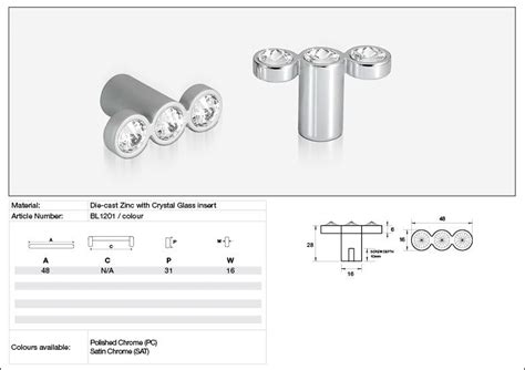 Buy Kethy Bl1201 Cabinet Rigel Inline Knob 3 Stone Online Prime Hardware