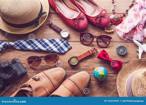 Clothing and Accessories for Men and Women Ready for Travel - Li Stock ... 