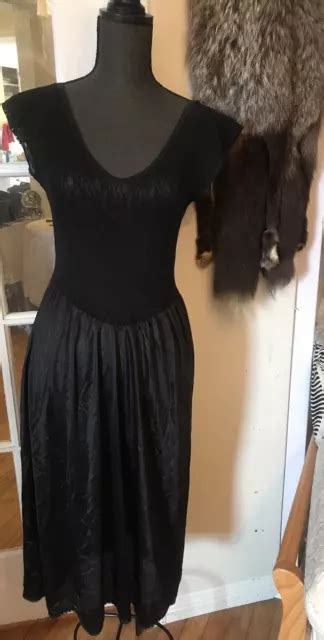 VINTAGE ST MICHAEL Black Lingerie Sleepwear Size S 19 99 PicClick CA