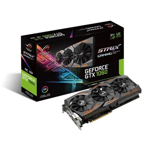 Asus ROG Strix GTX 1060 6GB GDDR5 | ROG STRIX-GTX1060-O6G-GAMING | OS ...