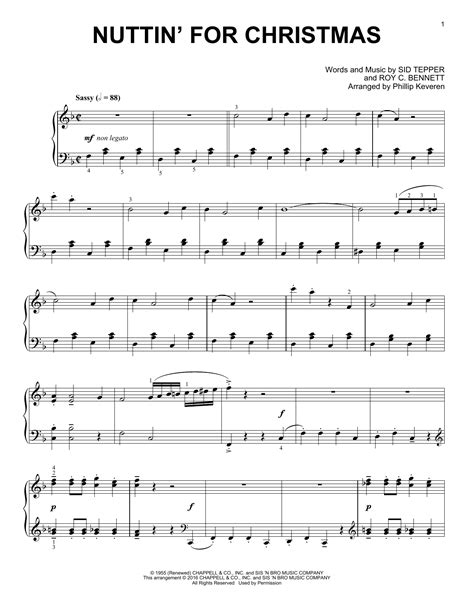 Nuttin' For Christmas | Sheet Music Direct