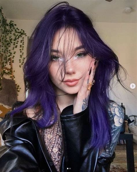 Hair Dye Inspo Hair Dye Inspo Aesthetic Blonde Purple Hair Davidreed Co Hair Dye Colors