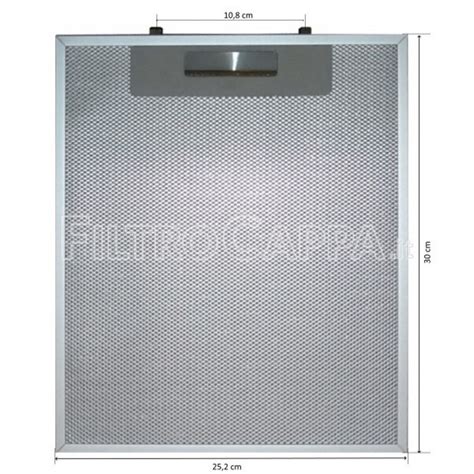 FILTRO METALLICO 25 2 X 30 CM PER CAPPA FABER FKA34