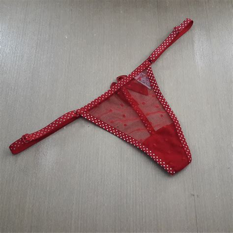 Tanga Fio Dental Poá Lingerie BR Atacado para Revenda