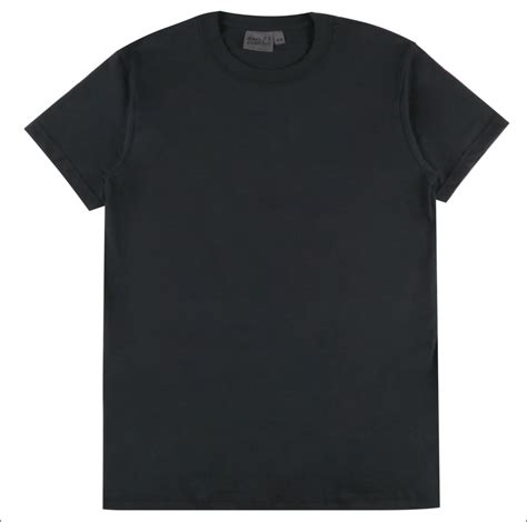 Naked And Famous T Shirt Circular Knit Black Riot HK