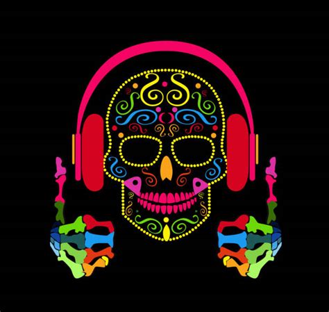 Candy Skull Tattoo Illustrations Royalty Free Vector Graphics And Clip
