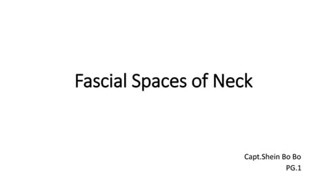 Fascial Spaces Of Neck2pptx