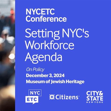 2024 NYCETC Conference: Setting NYC’s Workforce Agenda - On Policy
