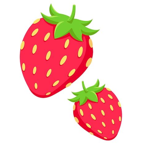 Vectores E Ilustraciones De Frutillas Dibujo Para Descargar Gratis