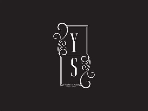 Premium Ys y s Luxury Logo Letter Vector Stock 15366220 Vector Art at ...
