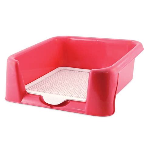 Туалет для маленьких собак TRIOL P652 с бортом и сеткой, большой ...