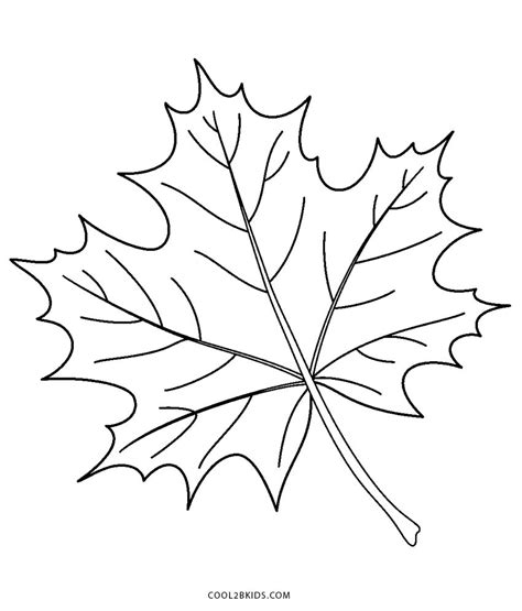 Desenhos de Folha para colorir - Páginas para impressão grátis