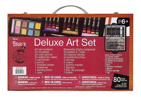 Set De Pintura Artistica Kit Dibujo Marcadores Arte De Lujo 1 275 00 En Mercado Libre