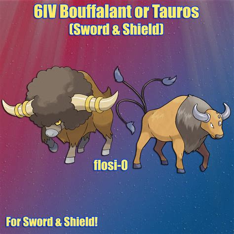 Pokemon Tauros Vs Bouffalant