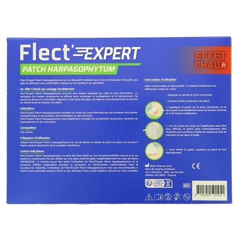 Flect Expert 5 Patchs Harpagophytum 10x14cm IllicoPharma