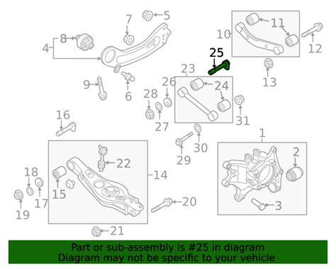 2016-2024 Kia Sorento Lateral Arm Adjust Bolt 55260-2P300 | Genuine Kia ...