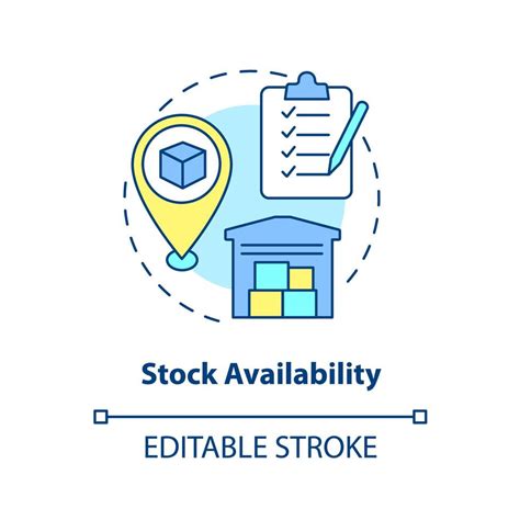 Ic Ne De Concept De Disponibilit Des Stocks Surveillance Des Produits