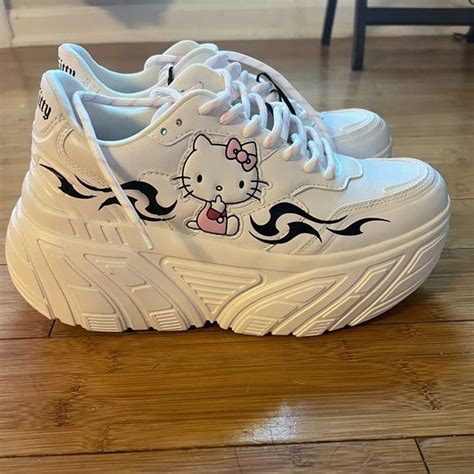 Hello Kitty Platform Sneakers - Adorable and On-Trend