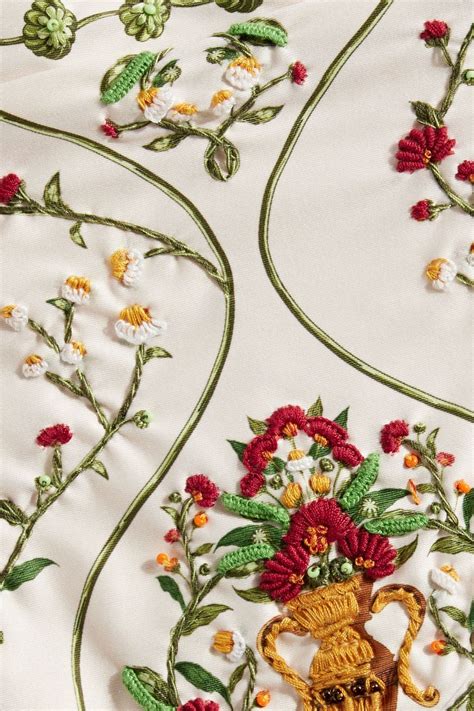 Agua By Agua Bendita Gualanday Remedios Embroidered Printed High Rise Bikini Briefs The Outnet