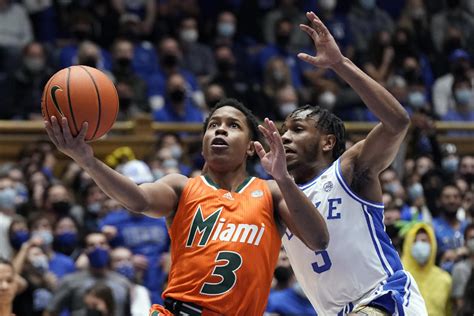 Paolo Banchero No 2 Duke Upset By Charlie Moore Unranked Miami In