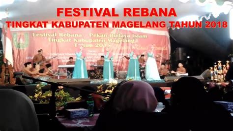 Juara Festival Rebana Tingkat Kabupaten Magelang Youtube