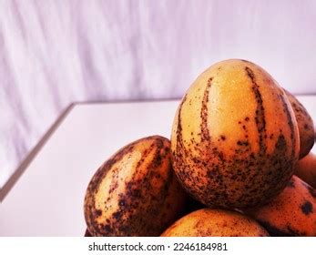 Close Typical Traditional Brazilian Mango On Stock Photo 2246184981 ...