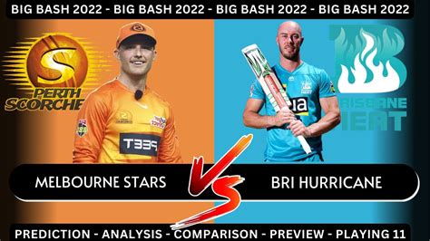 Big Bash League 2022 37th Match Brisbane Heat VS Perth Scorchers