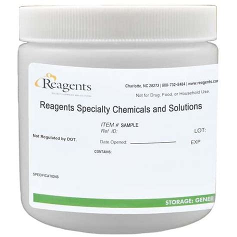 Reagents Sodium Chloride Acs Reagent Wide Mouth Container 500 G From Cole Parmer