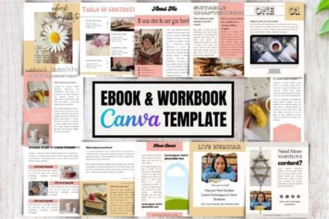 EBook Template Canva Workbook Workshee Graphic By Craftsmaker