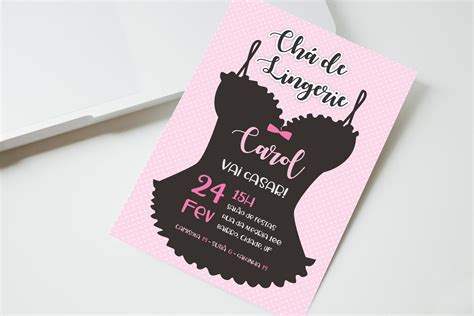 Convite Digital Lingerie Elo Produtos Especiais