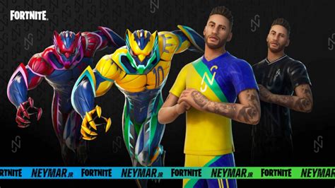 Neymar Reage às Suas Novas Skins No Fortnite Espero Que Usem Muito Lance