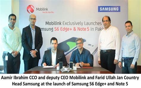 mobilink   exclusive operator launch partner  samsungs