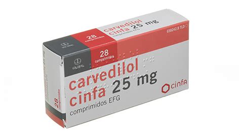 Carvedilol Cinfa Efg Mg Comprimidos Farmac Uticos