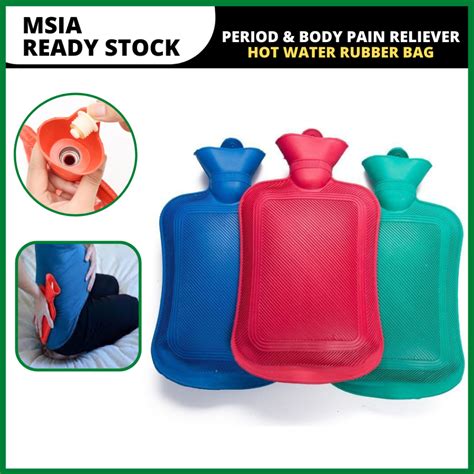 Rubber Hot Water Bag Menstrual Period Pain Relief Pregnant Warm Patch Body Beg Air Panas Badan