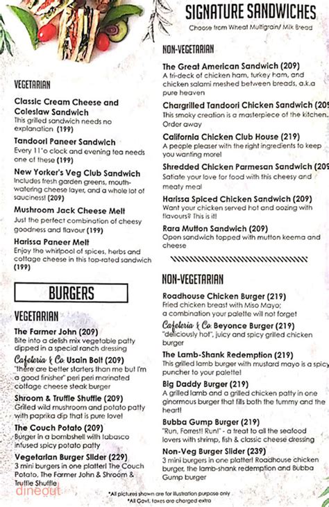 Menu Of Ricos Kamla Nagar Delhi Dineout Discovery